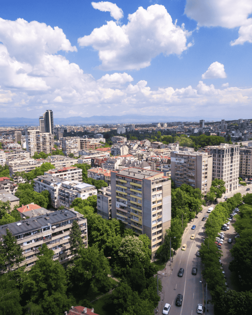 Beste buurt om te wonen in sofia